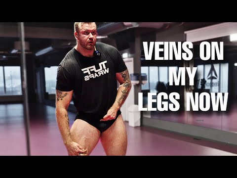 Veins on my legs now - Bodybuilding Cut Day 207