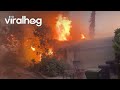First Day of the Pacific Palisades Fire   ViralHog.mp4