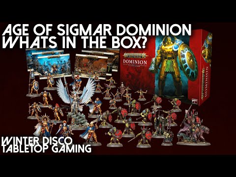 Dominion - Whats in the box? Lots of new awesome models! Warhammer Age of Sigmar 3rd edition