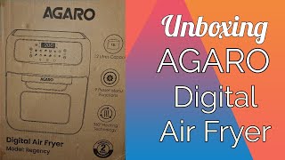 Unboxing AGARO Digital Air Fryer || SH info || ⓈⒽ