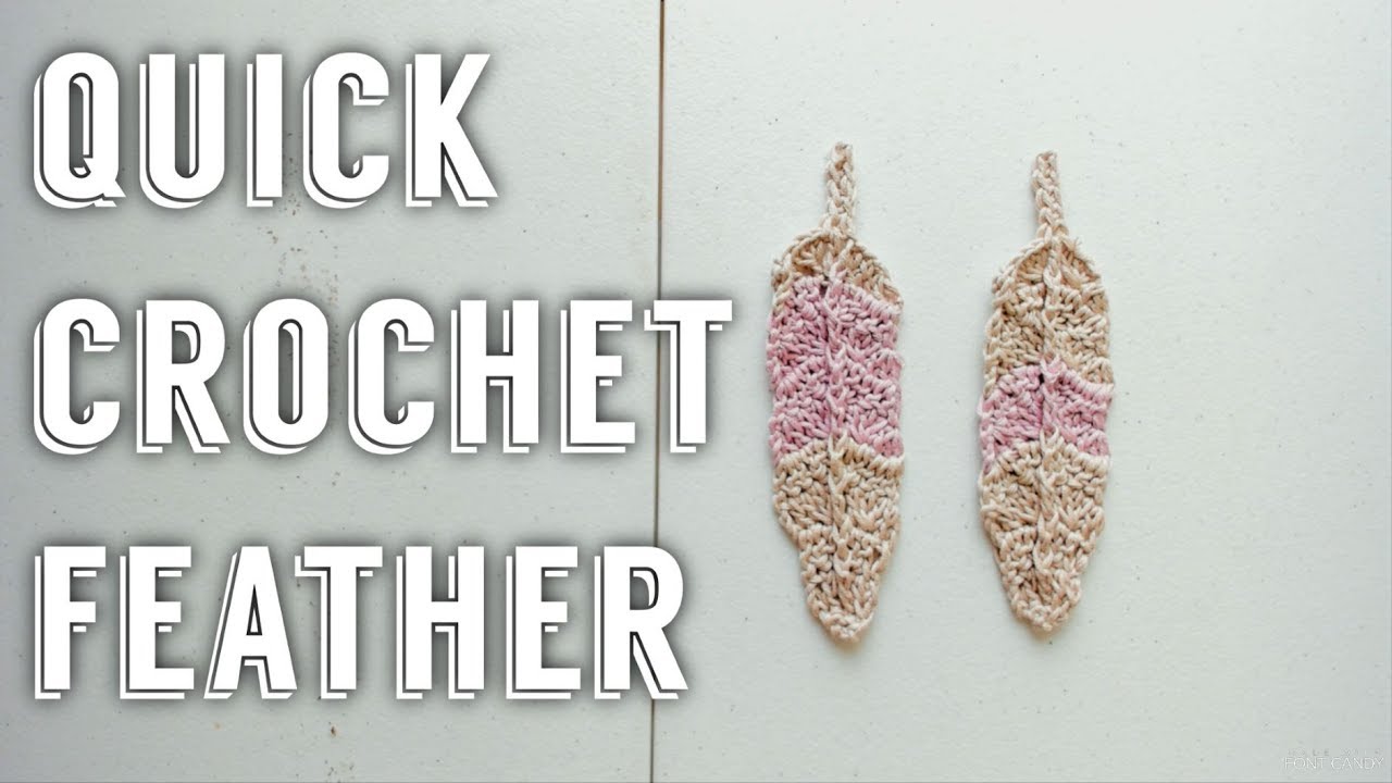 Crochet Feather | Tutorial DIY