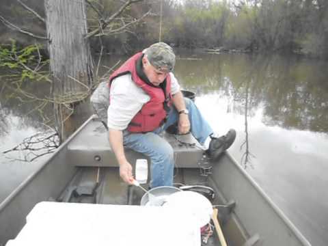 SETTING OUT FIRST HOOKS OF THE SPRING