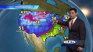 Rain moving out Tuesday morning