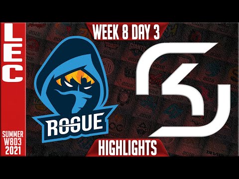 RGE vs SK Highlights | LEC Summer 2021 W8D3 | Rogue vs SK Gaming
