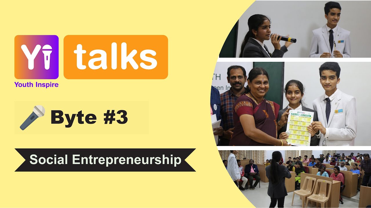 Yi Talks | Social Entrepreneurship | Hallmark Business School, Trichy