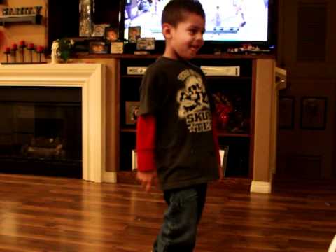 Austin Alvarez getting down to house