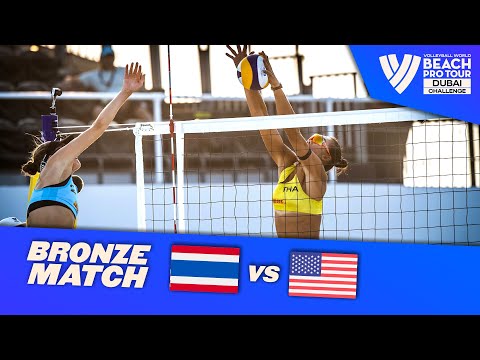 Naraphornrapat/ Worapeerachayakorn vs. Horton/Scoles - Bronze Match  Highlights Dubai #BeachProTour