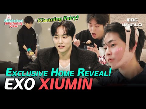 [SUB] EXO XIUMIN's First Home Reveal✨The Cleaning Fairy Doing Dishes After Breakfast🧹#XIUMIN #EXO