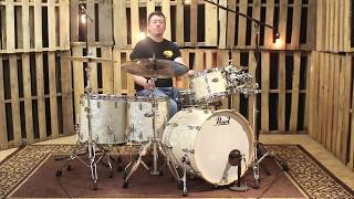 Video thumbnail for Pearl Session Studio Select Nicotine White Marine Pearl Drum Set - 22, 10, 12, 14, 16 by The Drum Shop - Portland, Maine