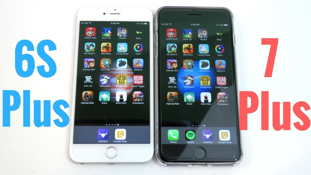 iPhone 6S Plus vs iPhone 7 Plus Gaming!?