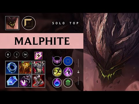 Malphite Top vs Aatrox - EUW Master Patch 26.01