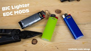 BEST BIC Lighter MODS! | How I mod my lighters for EDC | AKOGR