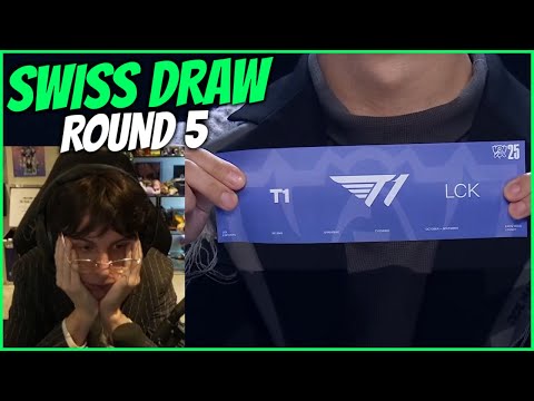 CAN WE RE-DRAW | CAEDREL REACTS TO SWISS STAGE DRAW, ROUND 5
