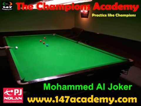 PJ NOLAN SNOOKER ACADEMY PLAYER -- MOHAMMED AL JOKER