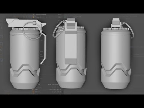 Cinema 4D HARD SURFACE TUTORIAL HOW to MODEL 04