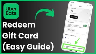 How To Redeem Gift card In uber Eats !