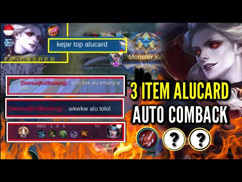 TOP ALUFEED INI ITEM BUILD ALUCARD TERSAKIT 2020 - BUILD ALUCARD TERSAKIT TOP GLOBAL MOBILE LEGENDS