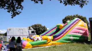 preview picture of video 'castillo inflable chateau gonflable'