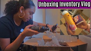 Unboxing Inventory For My Business Vlog