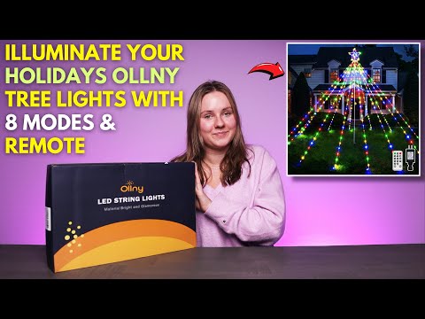 Illuminate Your Holidays Ollny Tree Lights with 8...