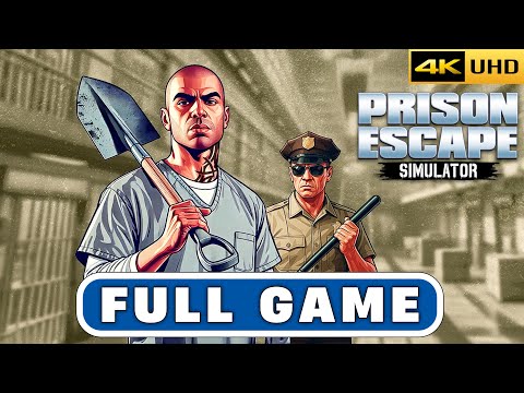 PRISON ESCAPE SIMULATOR: 100% DIG OUT - Full Game Walkthrough [4K 60FPS PC] (No Commentary)