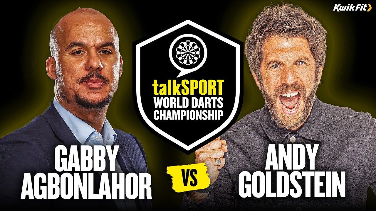 Gabby 'The Gabfather' Agbonlahor v Andy 'Galeforce' Goldstein | talkSPORT World Darts Championship