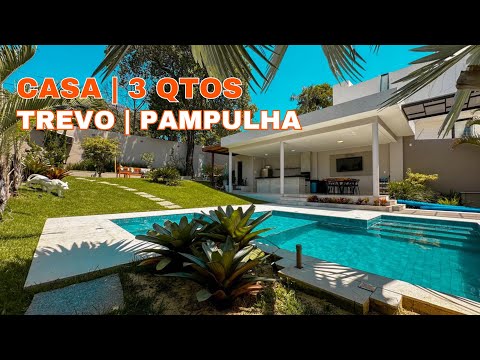 ✨INCRÍVEL CASA COM 3 QUARTOS COM PREÇO DE R$ 1.950.000,00 😱 No bairro TREVO - PAMPULHA.