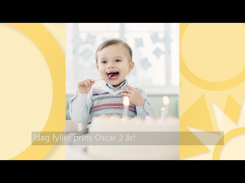 Grattis prins Oscar 2 år! - Nyhetsmorgon (TV4)