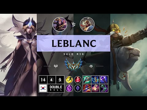 LeBlanc Mid vs Corki - KR Challenger Patch 14.12