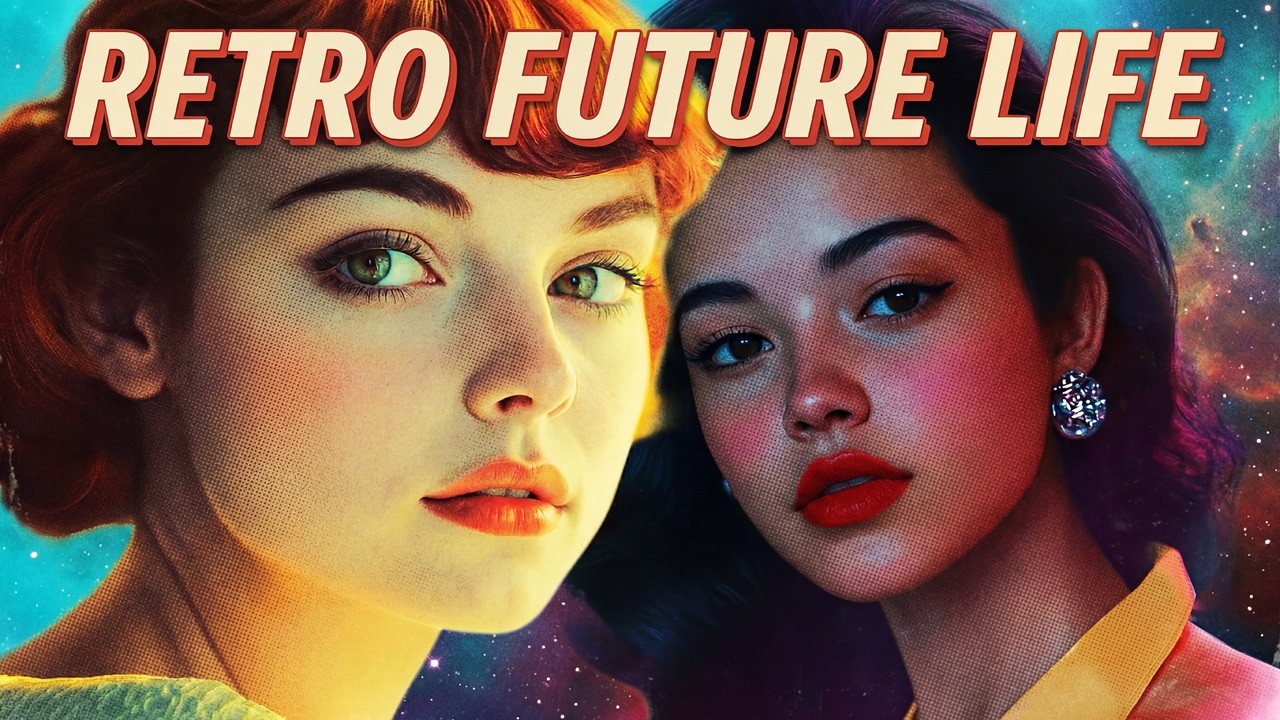 Life in the Retro Future - 1950s Sci-Fi - AI Film