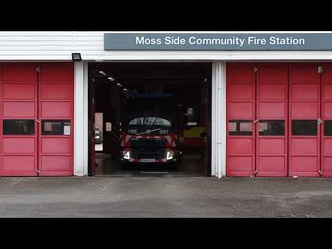 Moss Side's pump turnout - Greater Manchester Fire and Rescue Service