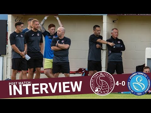 Leigh Robinson Post Match Interview: Taunton Town 4-0 Staines Town