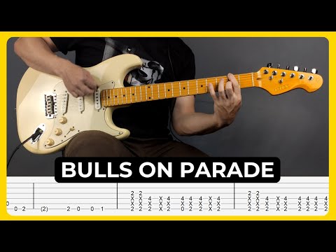 Bulls On Parade - Rage Against The Machine | Tabs | Guitar Lesson | Cover | Tutorial | Solo