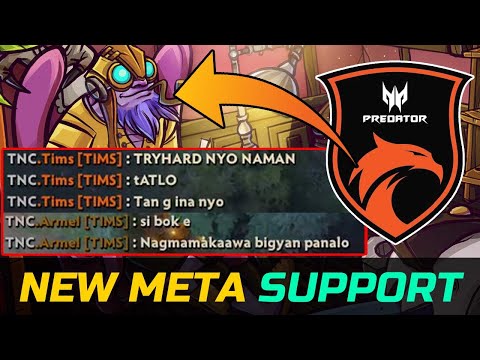 TNC NEW META SUPPORT IN RANK -  TIMS SUPPORT TINKER VS GABBI BOK AND ARMEL DOTA 2