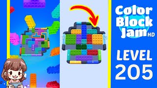 Solusi Level 205 Color Block Jam