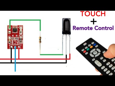 How to make IR Remote Control Switch using TTP223 Touch Switch and TSOP1738