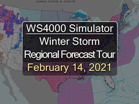 WS4000 Simulator - Feb 14 2021 Regional Forecast Tour