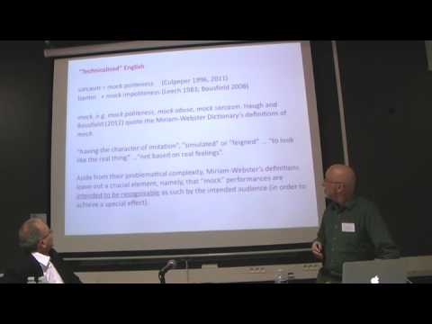 Ethnopragmatics of conversational humour; Cliff Goddard