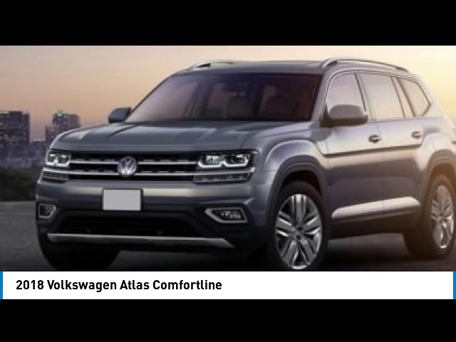 2018 Volkswagen Atlas Comfortline | LEATHER SEATS | CARPLAY in Cars & Trucks in Strathcona County