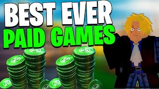 The BEST EVER paid Roblox games you need to play in 2021 *FREE ROBUX*