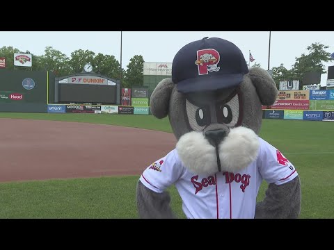 Sea Dogs' Slugger inducted into Mascot Hall of Fame