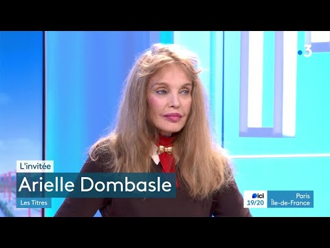 Arielle Dombasle - France 3 ICI 19/20 Paris Ile-de-France (16 septembre 2023)