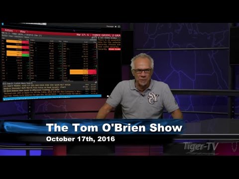 Daily Stock Market Recap by Tom O'Brien October 17th