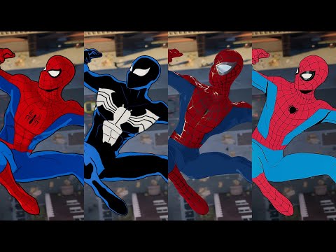 Spider-Man PC - Peter Crafts All of His Animated Suits