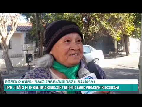 SALTA - Tiene 70 años, es de Rivadavia Banda Sur y necesita ayuda para construir su casa