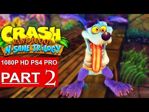 CRASH BANDICOOT N. Sane Trilogy Gameplay Walkthrough Part 2 [1080p HD PS4] - ISLAND 2 No Commentary