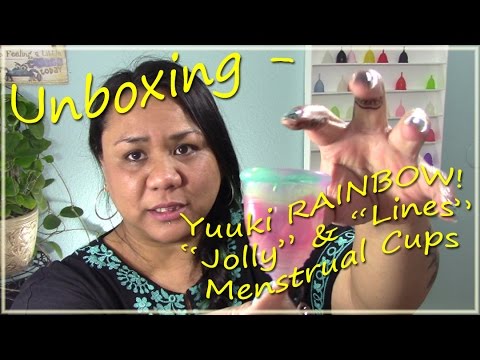 Unboxing of the Yuuki RAINBOW Cups - Menstrual Cups