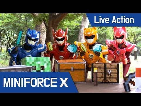 [MiniForceX] Live Action - Minecraft : MiniforceX VS Wizard Cripper!!