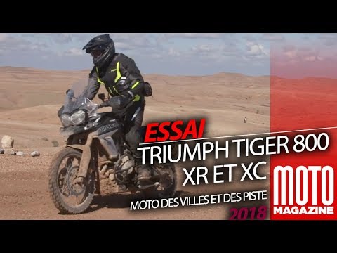 Triumph Tiger 800 XR - Triumph Tiger 800 XC - test Moto Magazine 2018