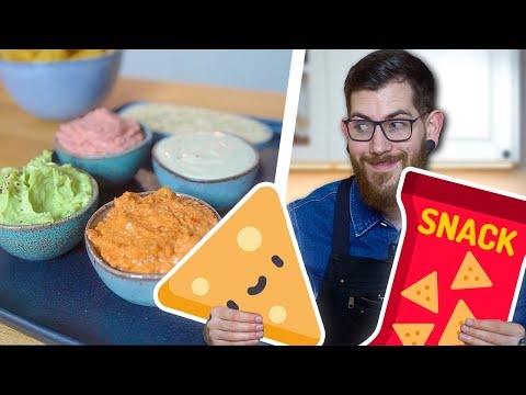 5 DIPS SELBER MACHEN! SCHNELL - LECKER - VEGAN